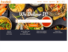 Tablet Screenshot of foodioo.com